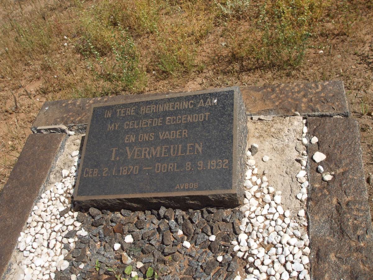 VERMEULEN T. 1870-1932