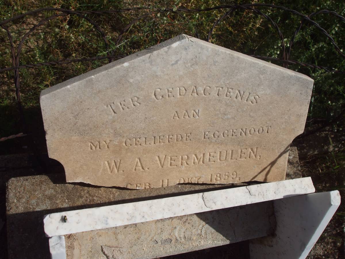 VERMEULEN W.A. -1859