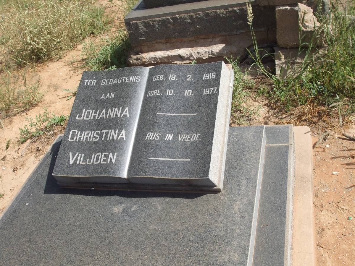VILJOEN Johanna Christina 1916-1977