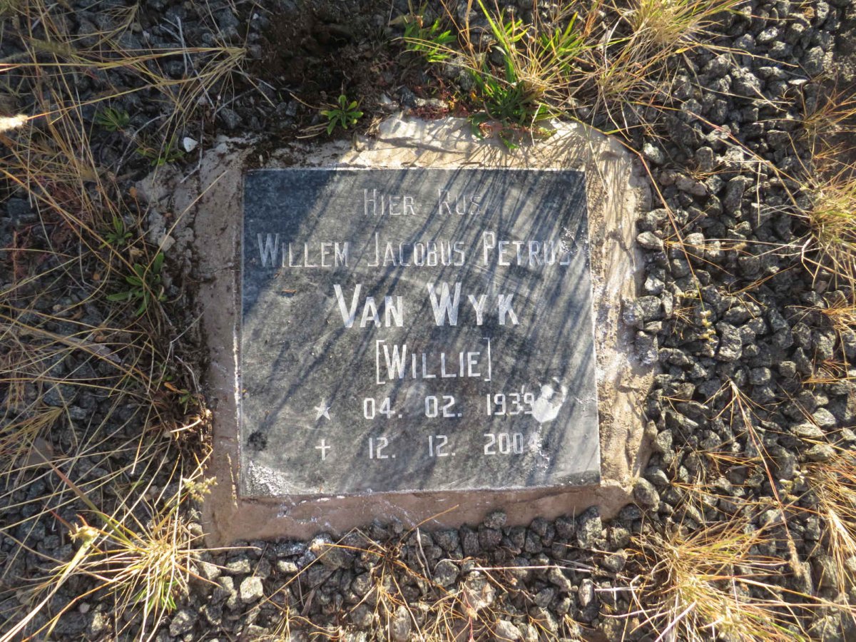 WYK Willem Jacobus Petrus, van 1939-2004
