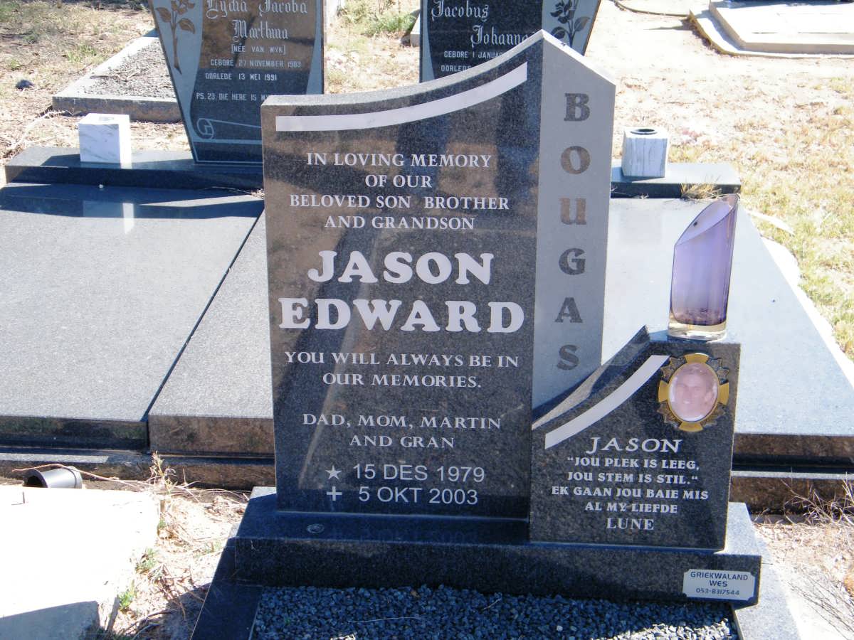 BOUGAS Jason Edward 1979-2003