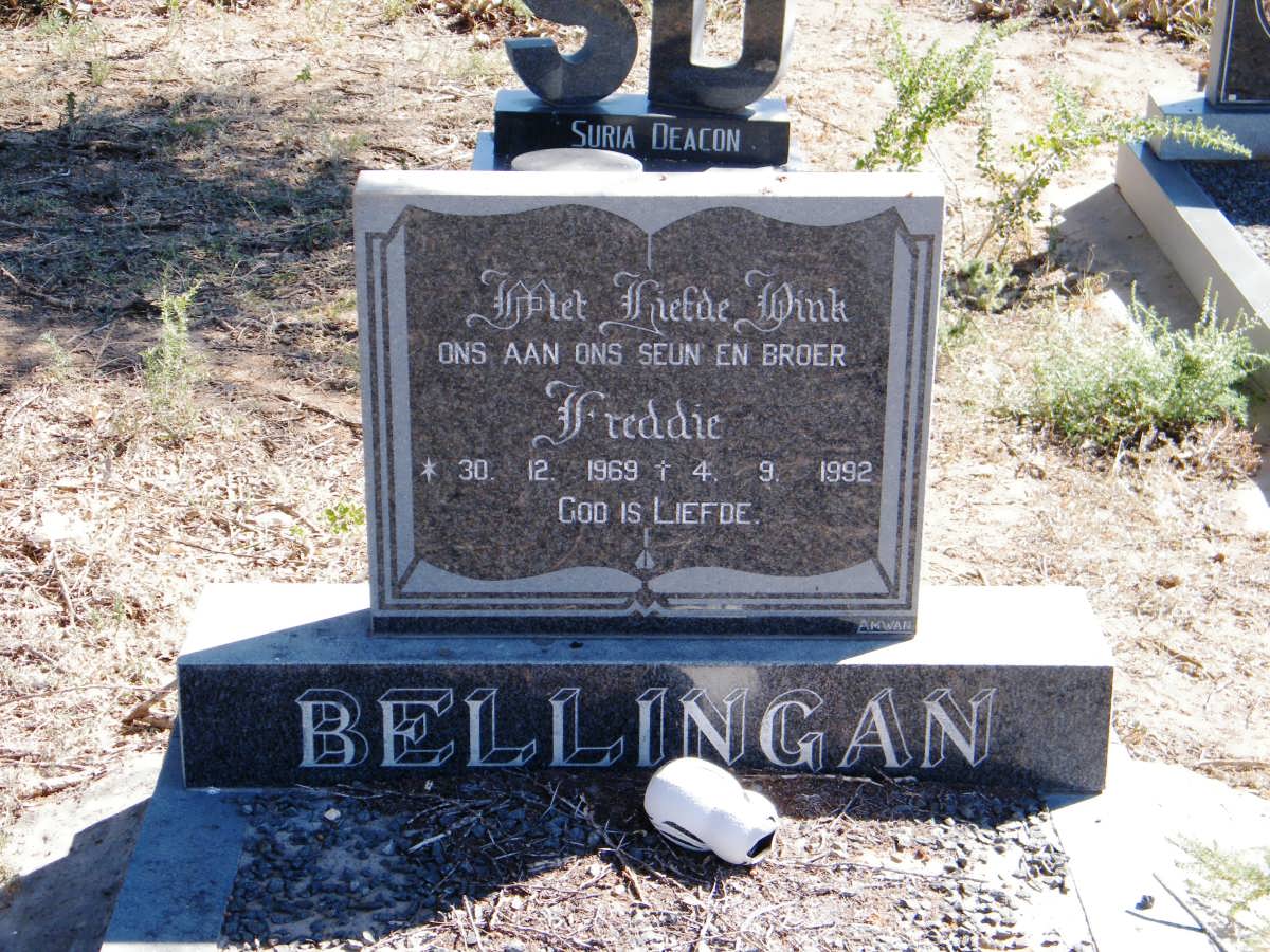BELLINGAN Freddie 1969-1992