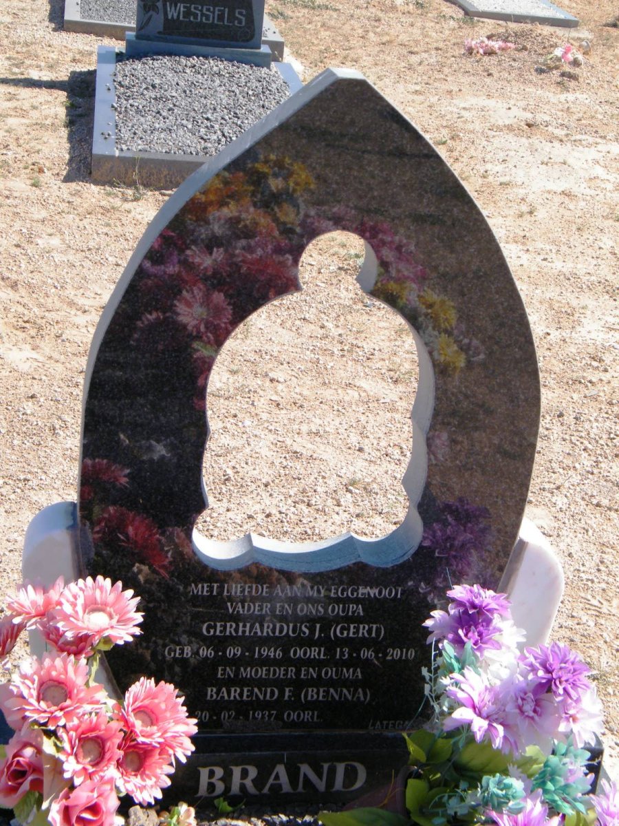 BRAND Gerhardus J. 1946-2010 &amp; Barend F. 1937-