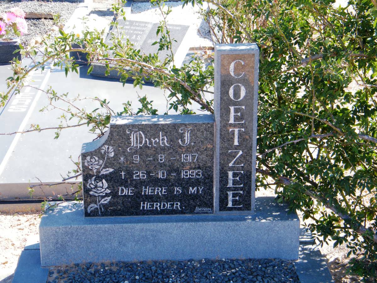 COETZEE Dirk J. 1917-1993