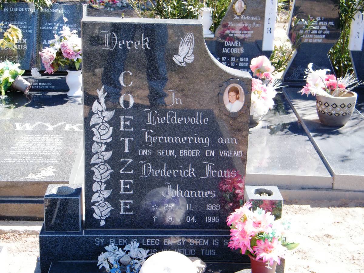 COETZEE Derek Diederick Frans Johannes 1969-1995