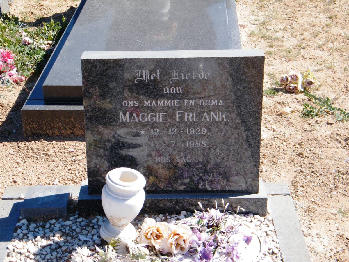 ERLANK Maggie 1929-1988