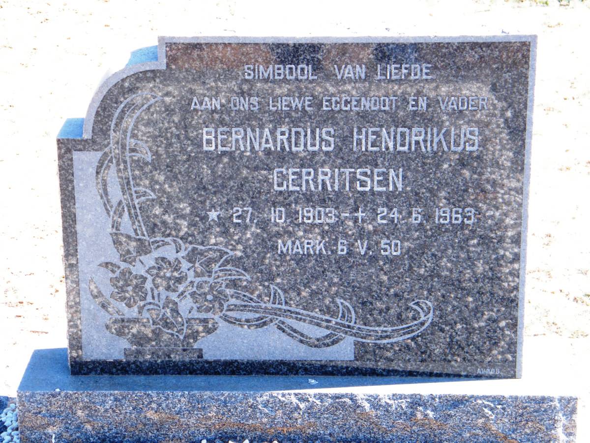 GERRITSEN Bernardus Hendrikus 1903-1963