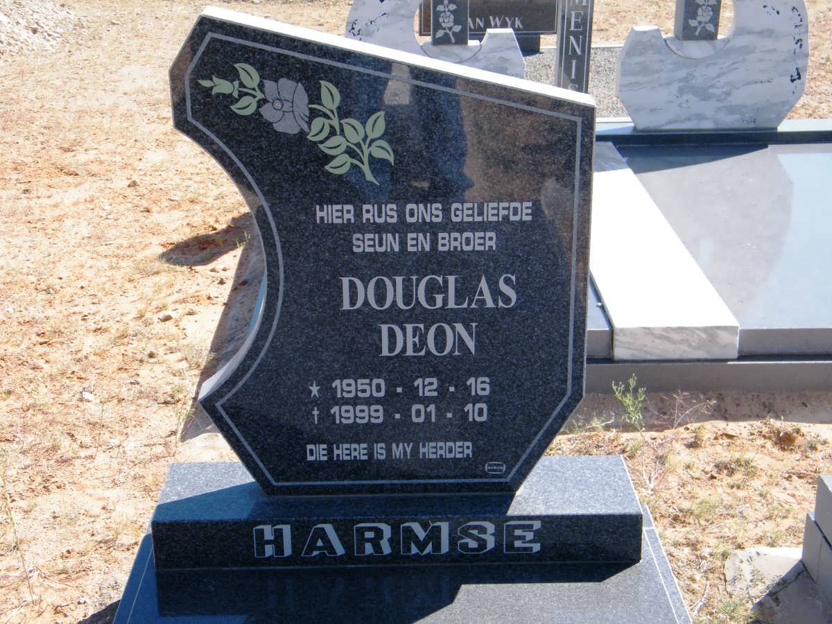 HARMSE Douglas Deon 1950-1999