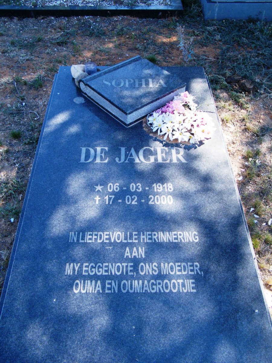 JAGER Sophia, de 1918-2000