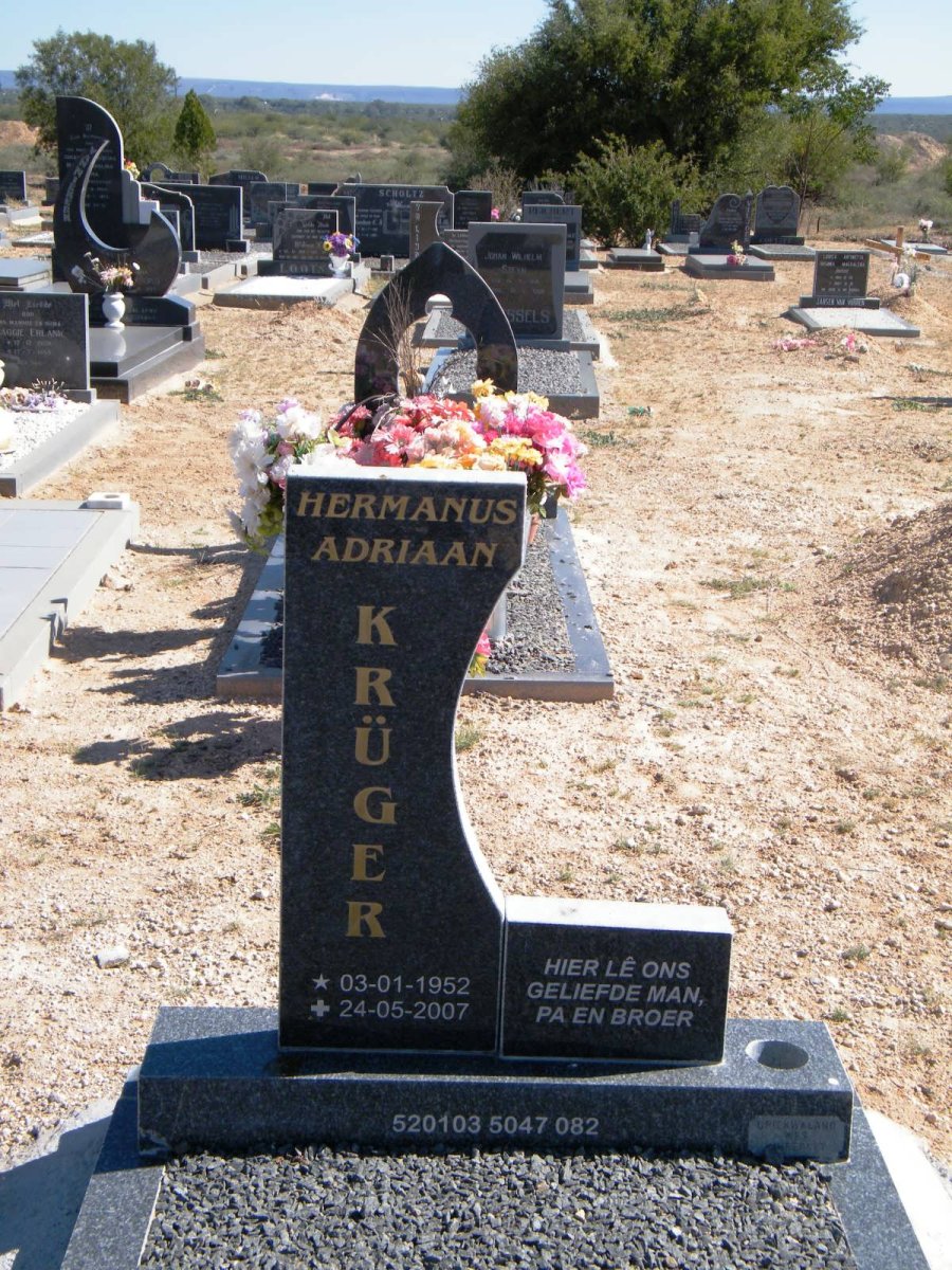 KRÜGER Hermanus Adriaan 1952-2007
