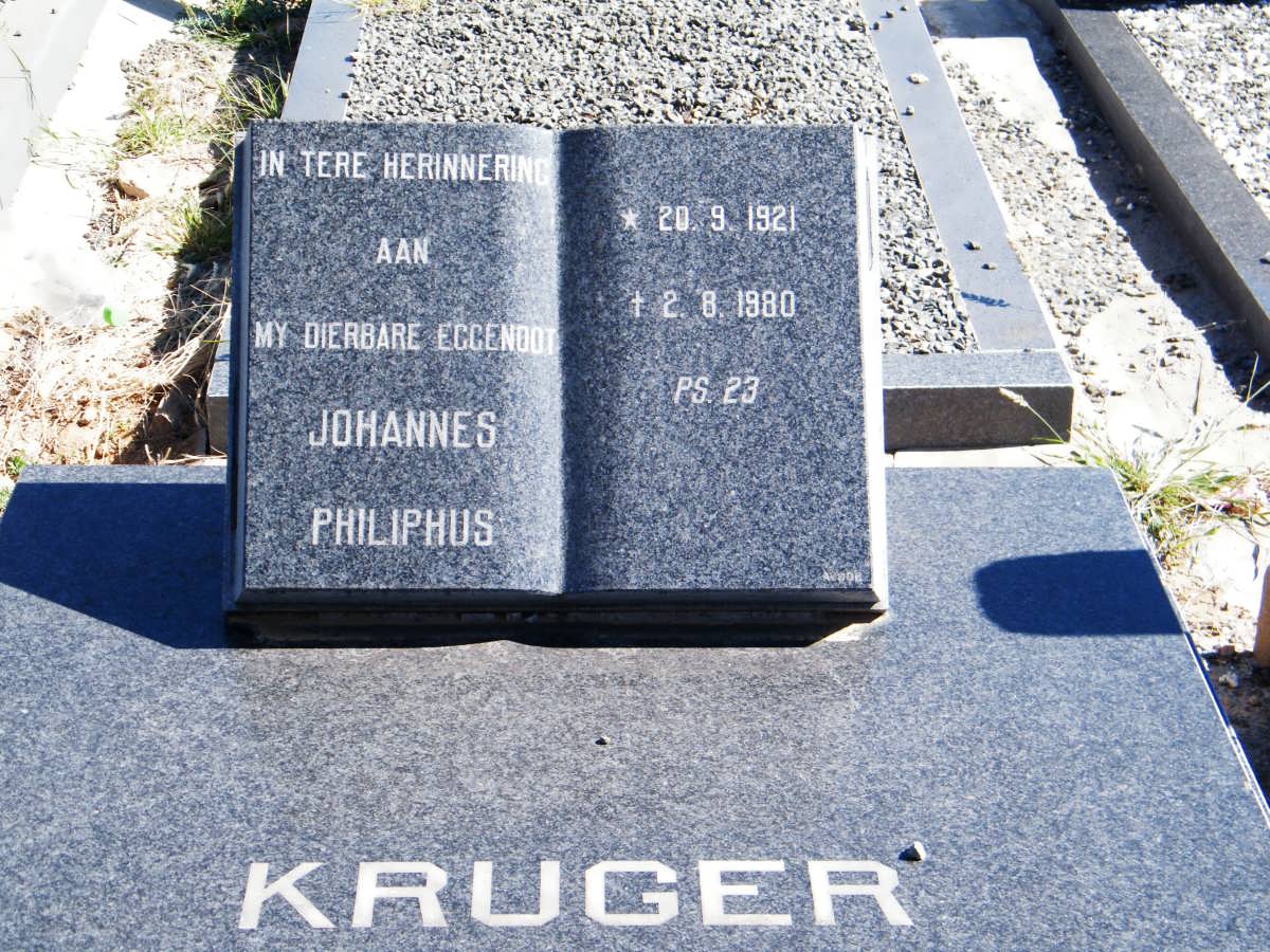 KRUGER Johannes Philiphus 1921-1980
