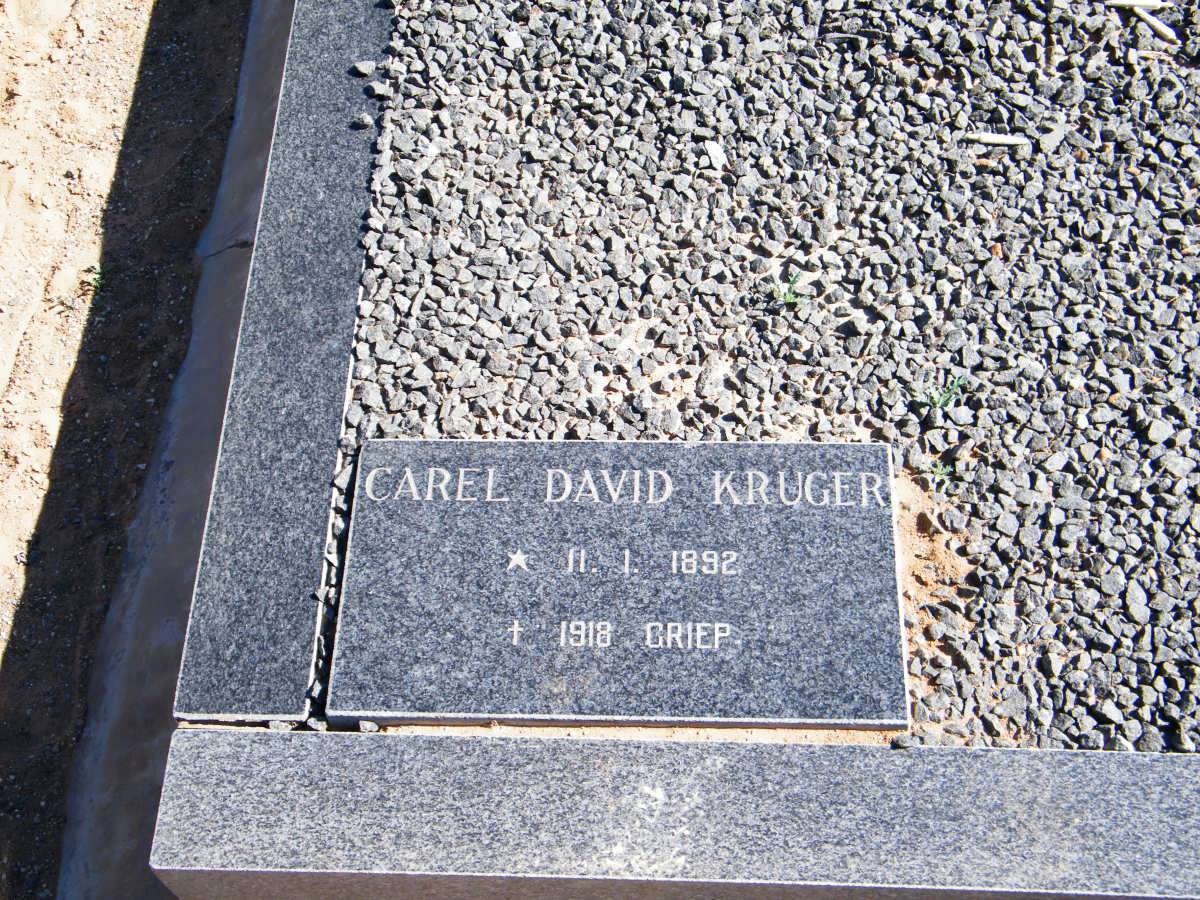 KRUGER Carel David 1928-1991
