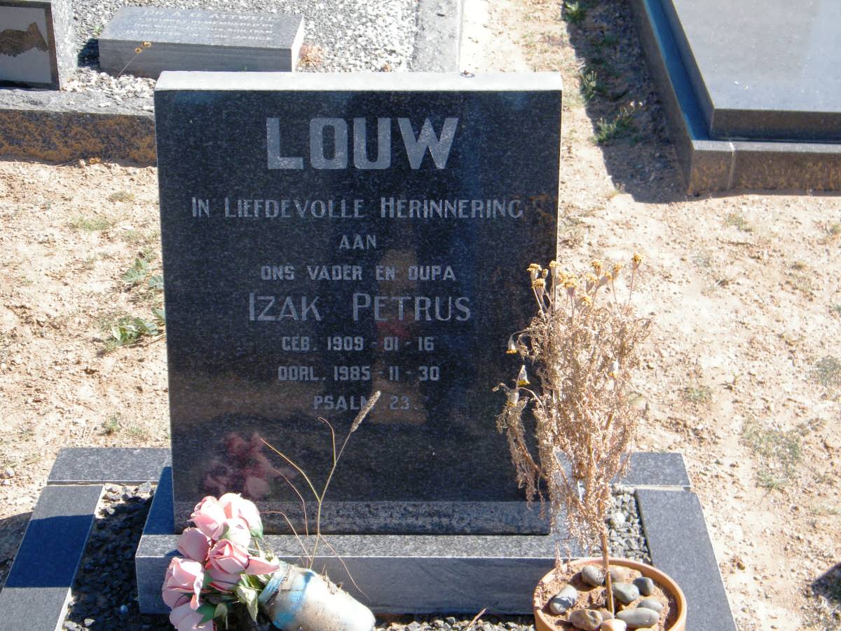 LOUW Izak Petrus 1909-1985