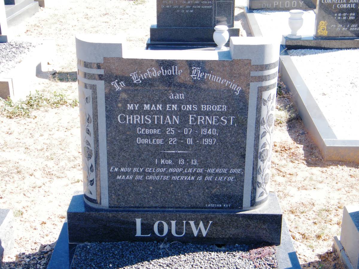 LOUW Christian Ernest 1940-1997