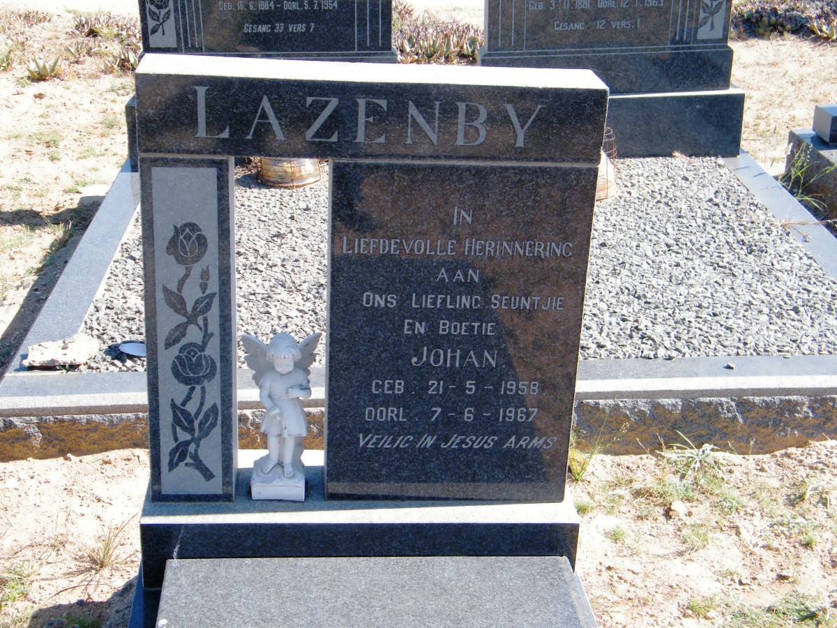 LAZENBY Johan 1958-1967