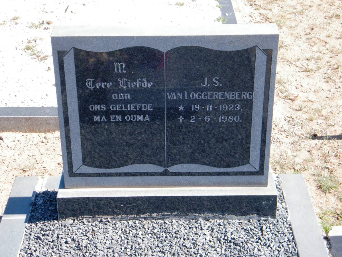 LOGGERENBERG J.S., van 1923-1980  :: PAULSEN J.S. 1952-2012