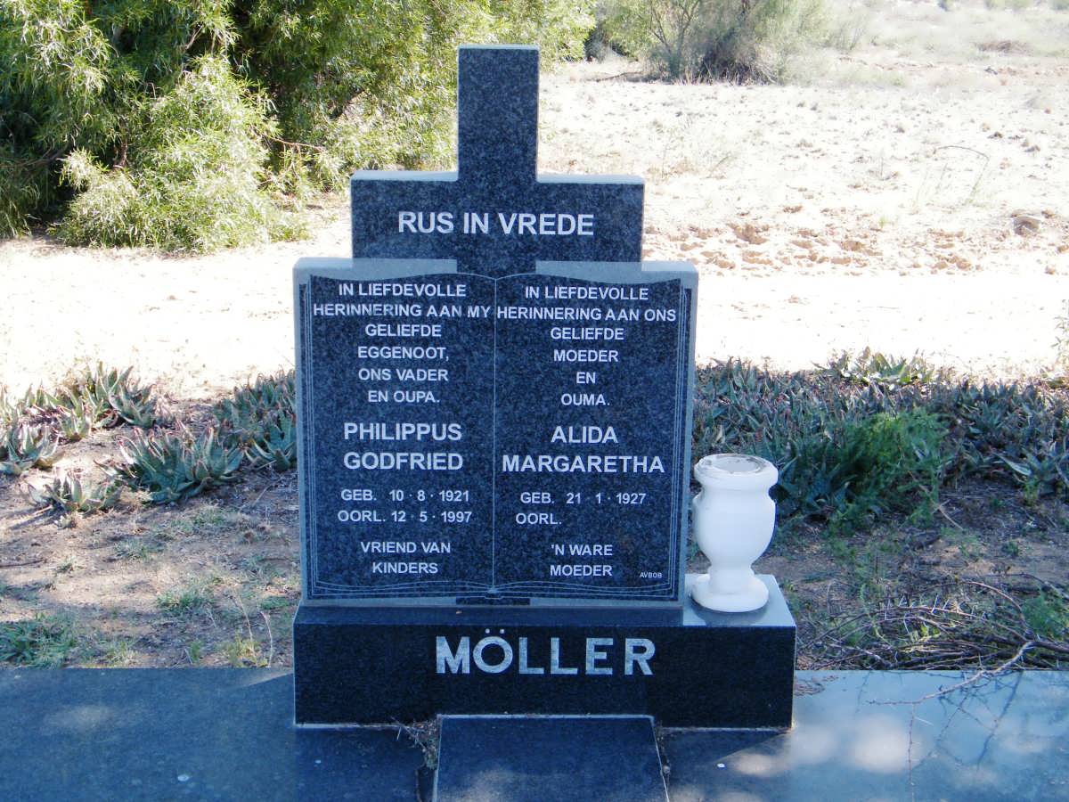 MÖLLER Philippus Godfried 1921-1997 &amp; Alida Margaretha 1927-