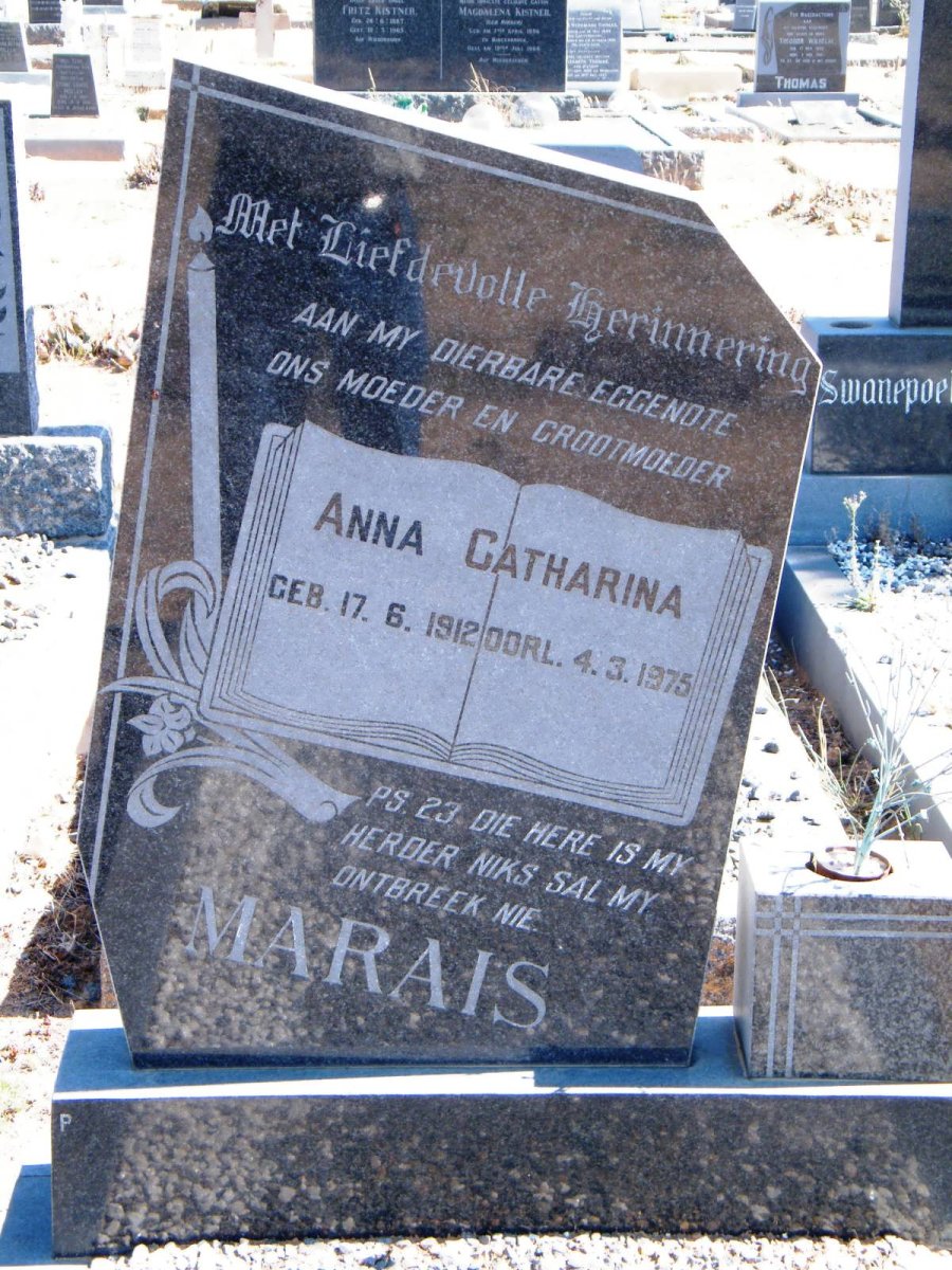 MARAIS Anna Catharina 1912-1975