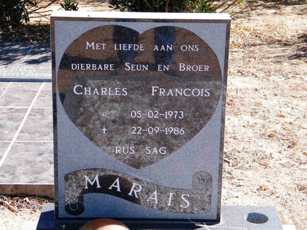 MARAIS Charles Francois 1973-1986
