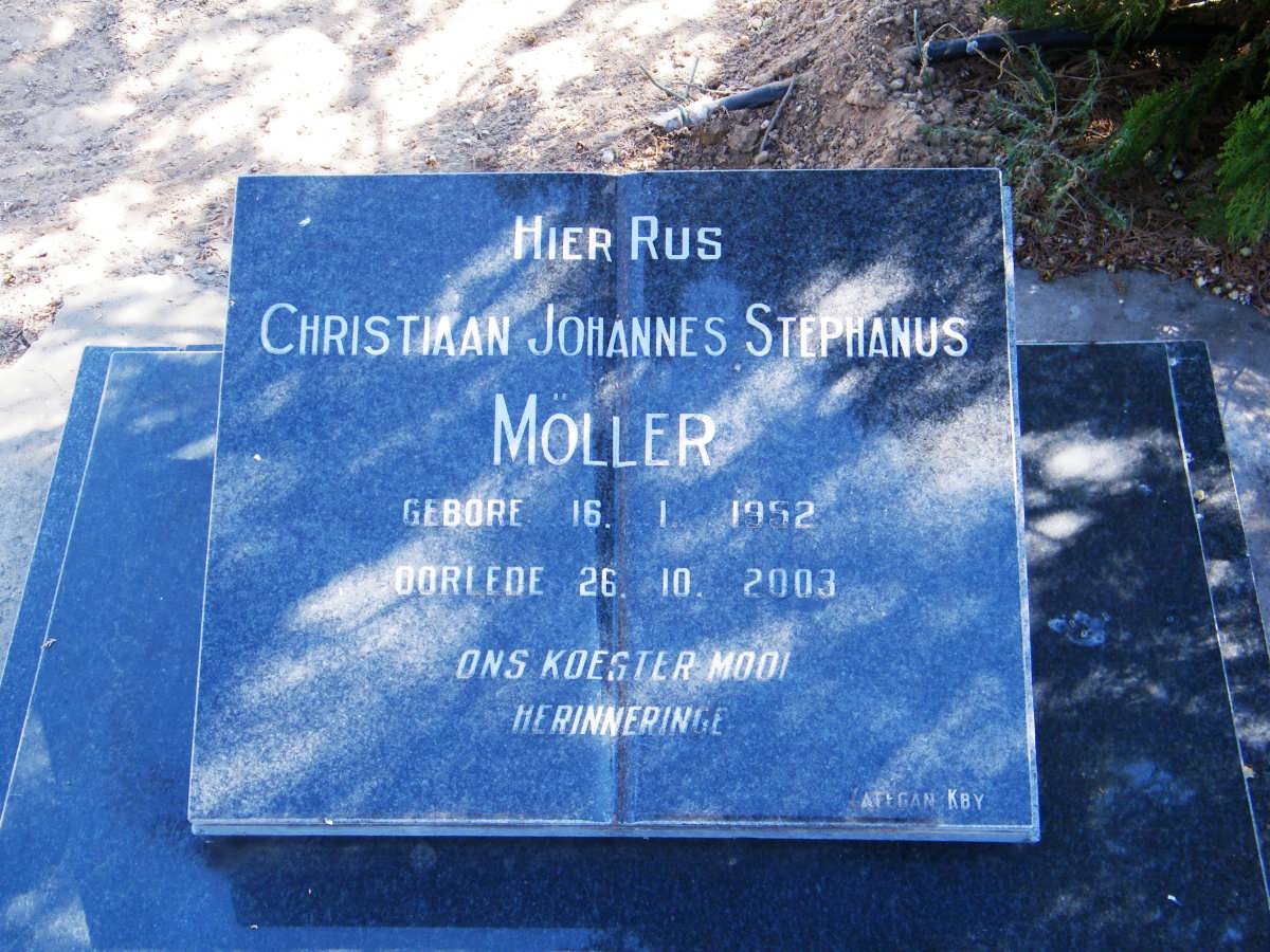 MÖLLER Christiaan Johannes Stephanus 1952-2003