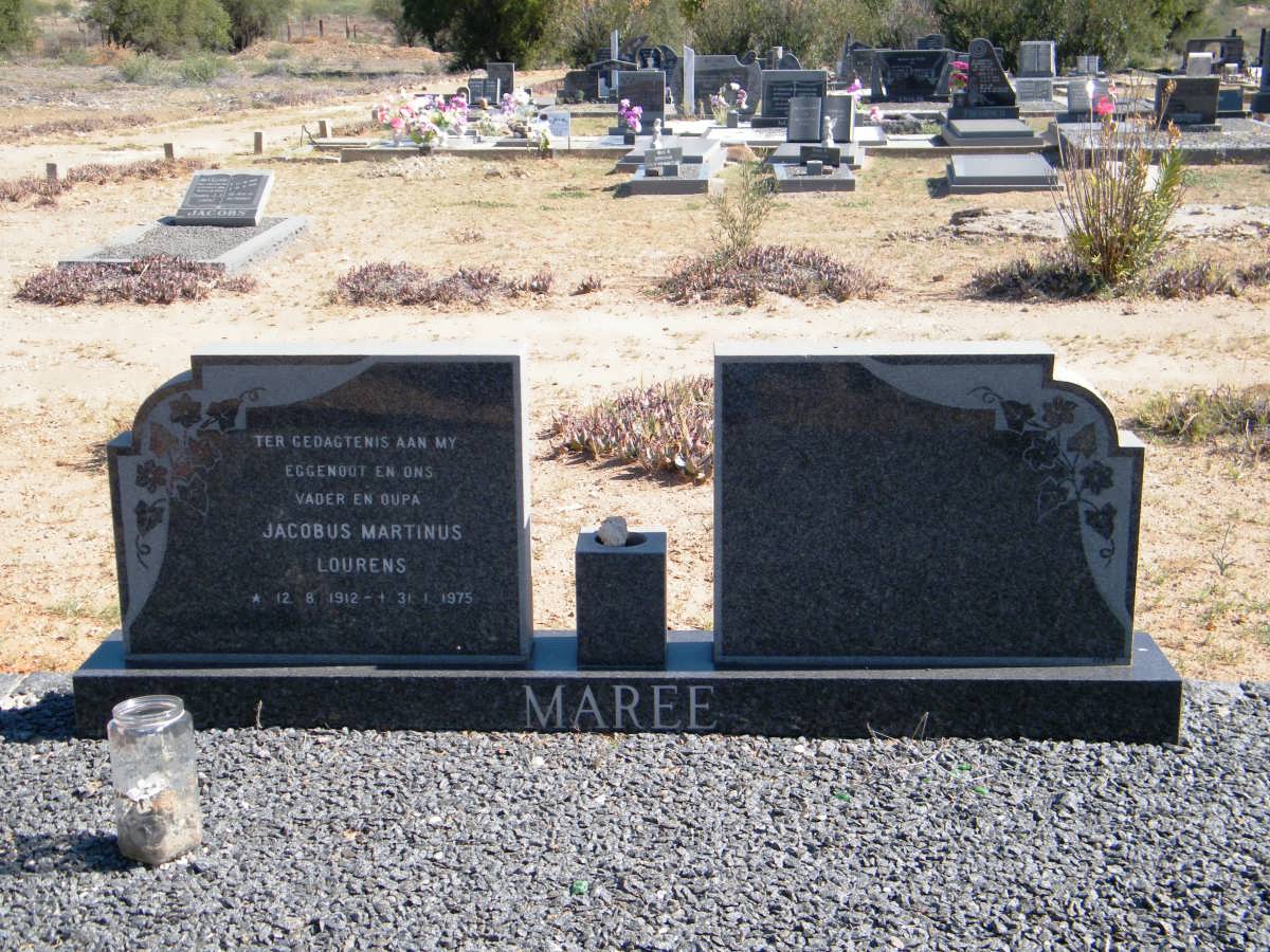 MAREE Jacobus Marthinus Lourens 1912-1975