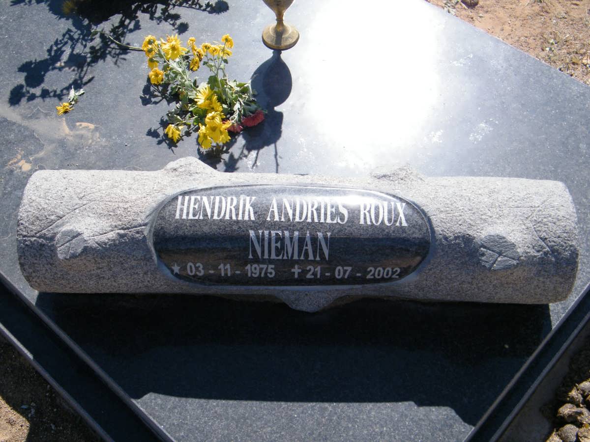NIEMAN Hendrik Andries Roux 1975-2002