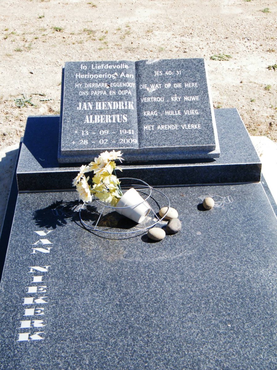 NIEKERK Jan Hendrik Albertus, van 1941-2009