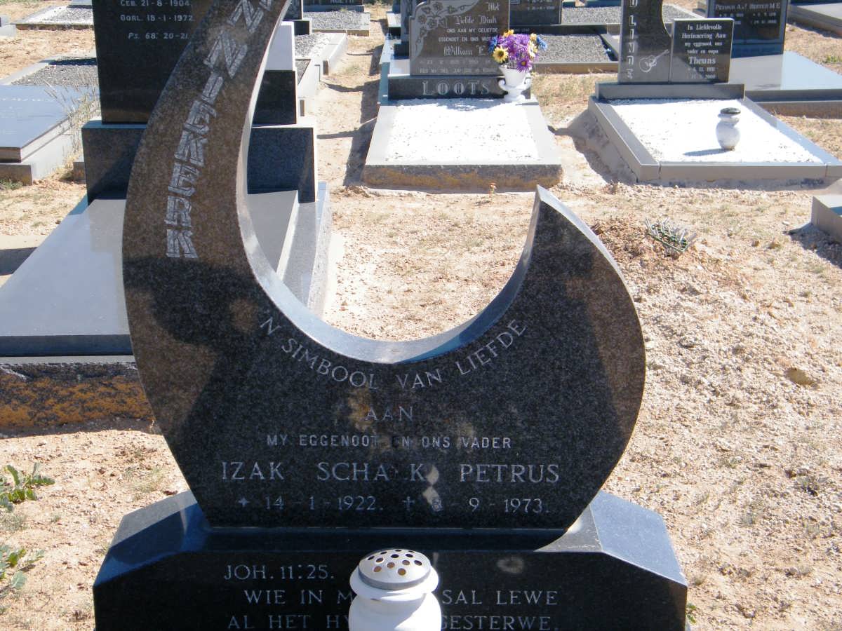 NIEKERK Izak Schalk Petrus, van 1922-1973