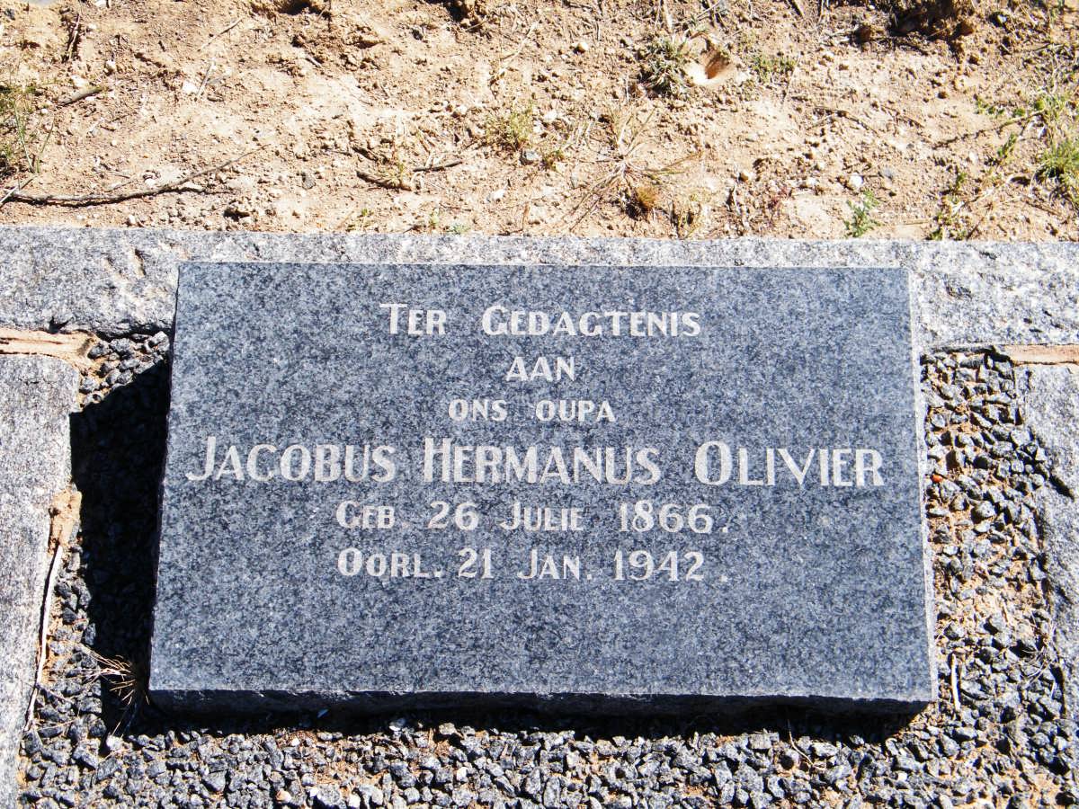 OLIVIER Jacobus Hermanus 1866-1942