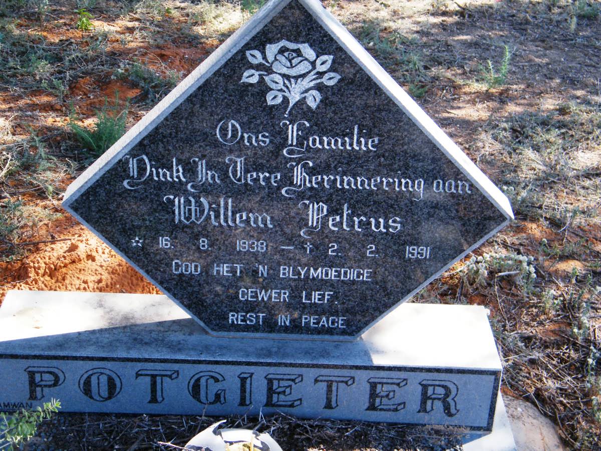 POTGIETER Willem Petrus 1938-1991