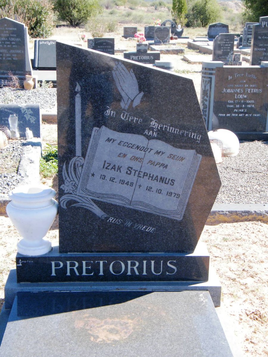 PRETORIUS Izak Stephanus 1929-1980