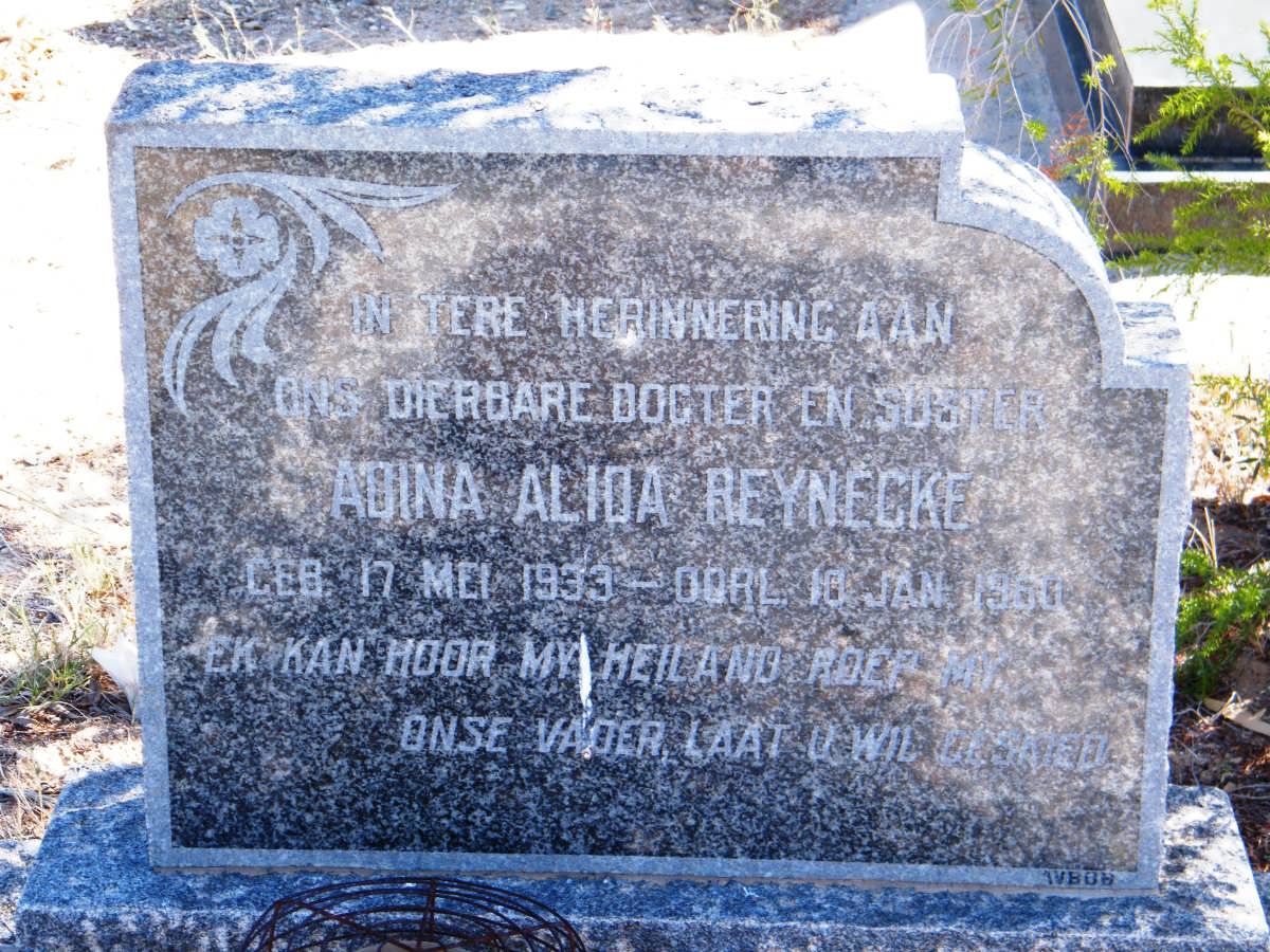 REYNECKE Adina Alida 1933-1960