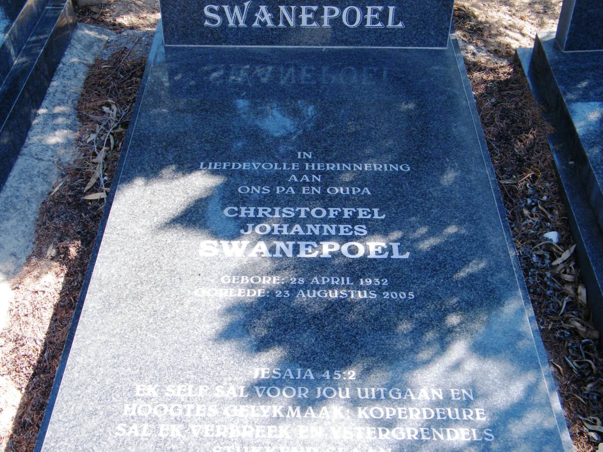 SWANEPOEL Christoffel Johannes 1932-2005