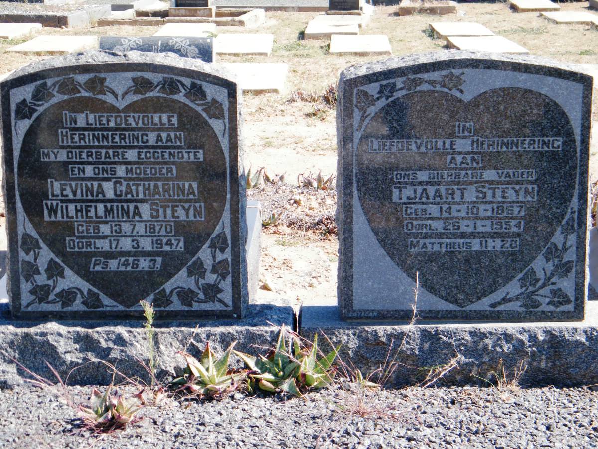 STEYN Tjaart 1867-1954 &amp; Levina Catharina Wilhelmina 1870-1947