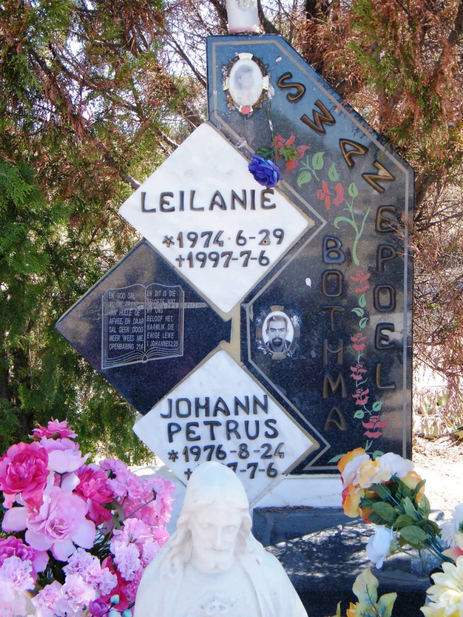 SWANEPOEL Leilanie 1974-1997 :: BOTHMA Johann Petrus 1976-?