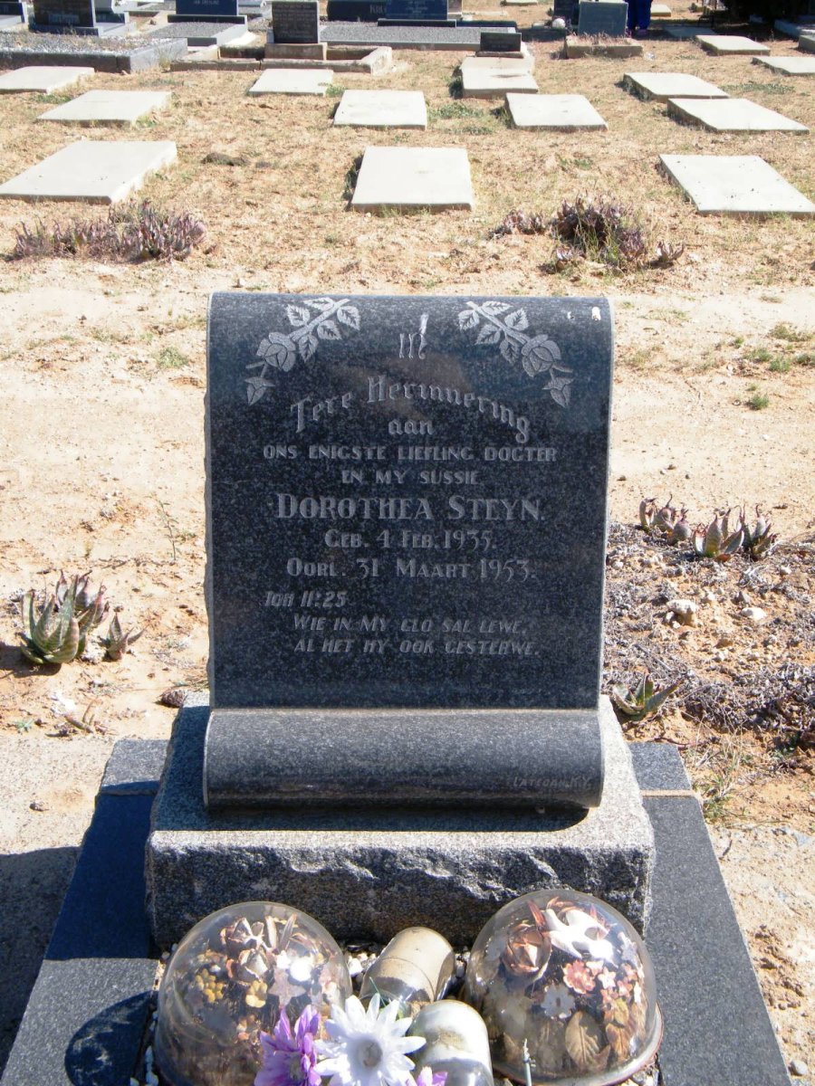 STEYN Dorothea 1935-1953