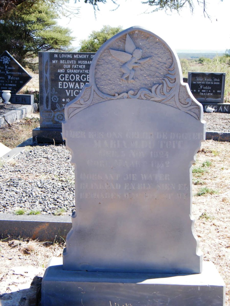 TOIT Maria M., du 1924-1942