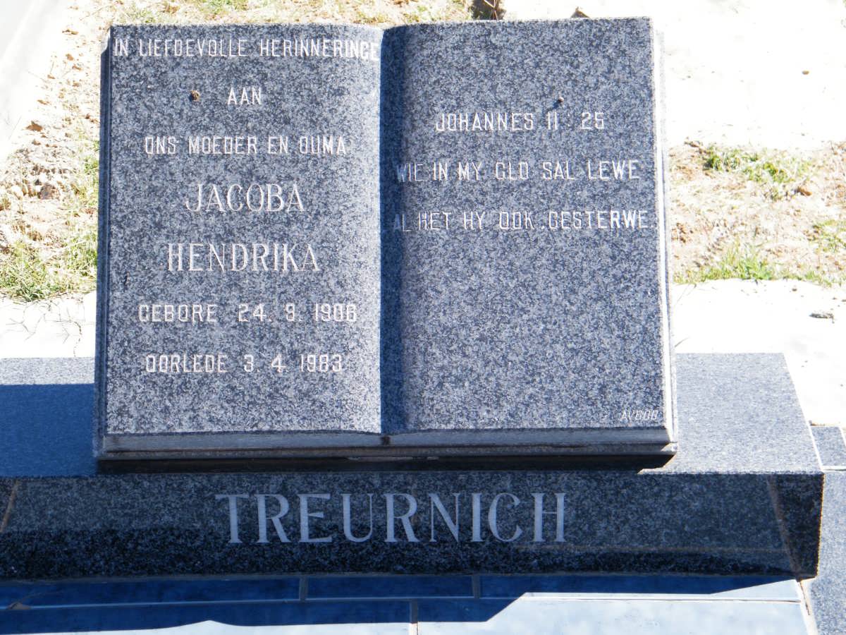 TREURNICH Jacoba Hendrika 1906-1983