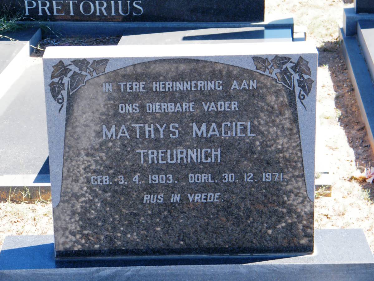 TREURNICH Mathys Magiel 1903-1971
