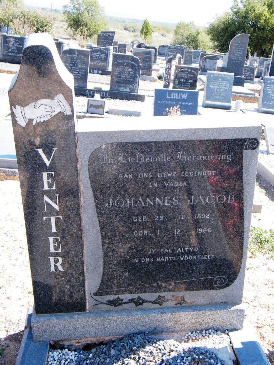VENTER Johannes Jacobus 1892-1968