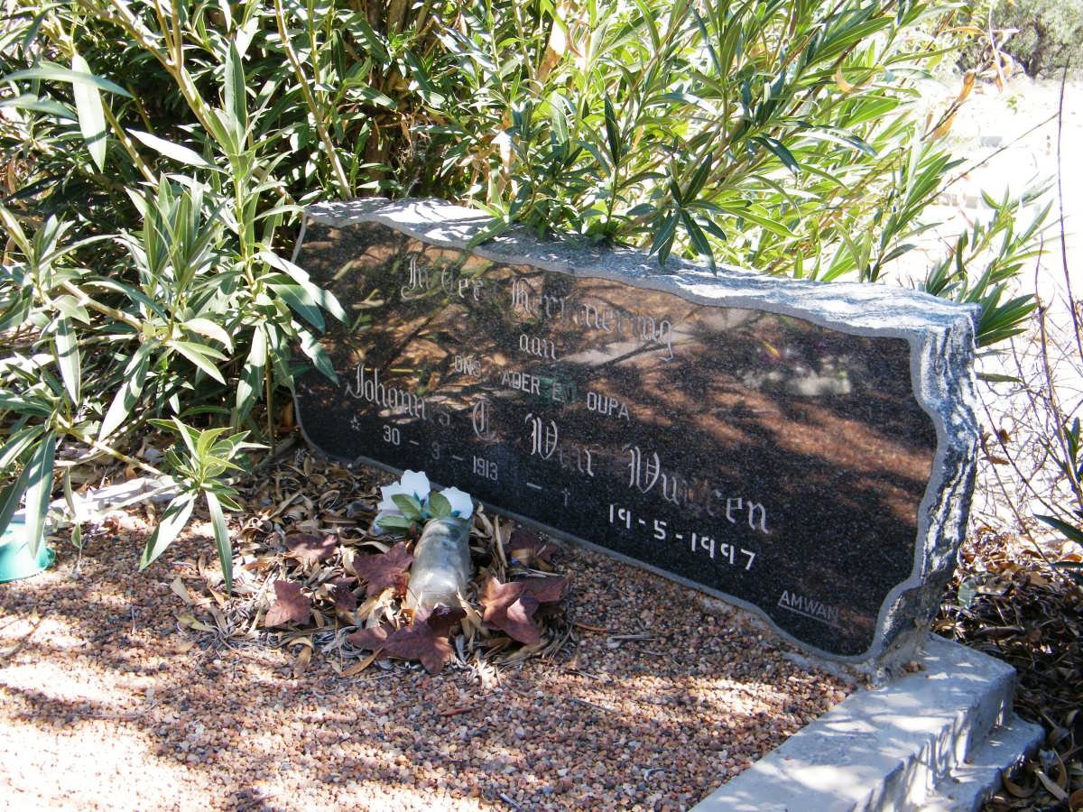 VUUREN Johannes C., van 1913-1997