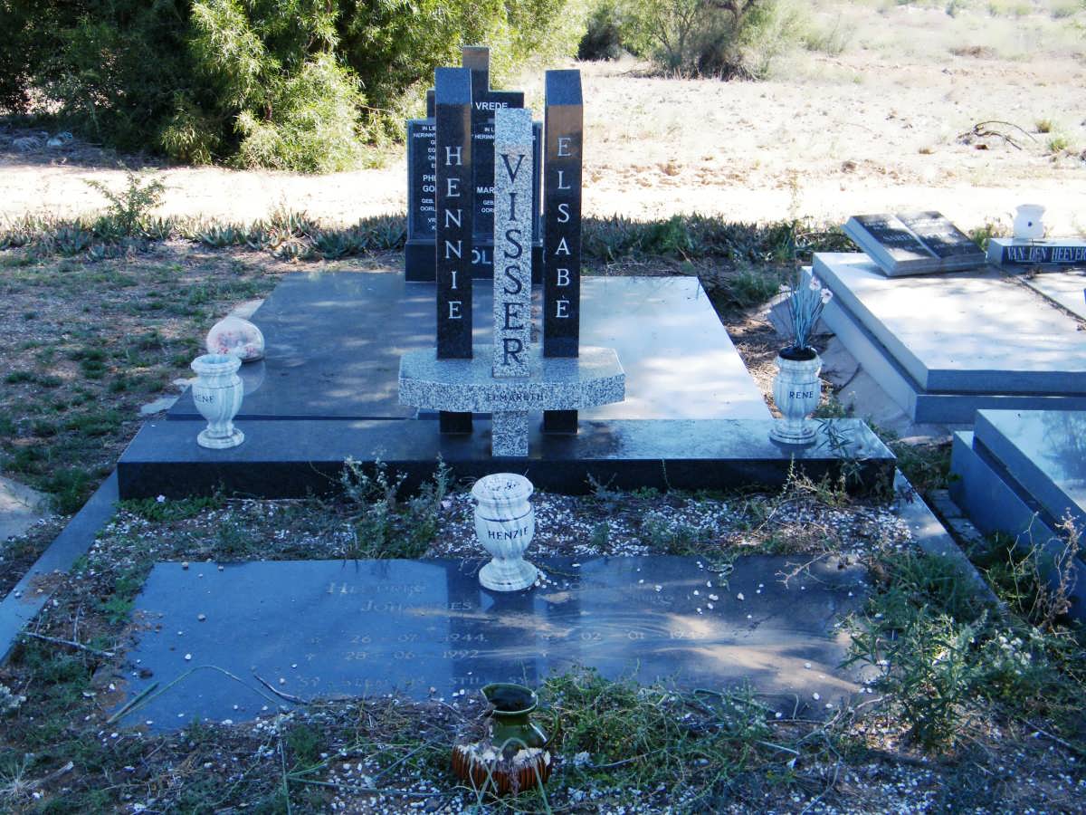 VISSER Hendrik Johannes 1944-1992 &amp; Johanna LIEBENBERG 1949-