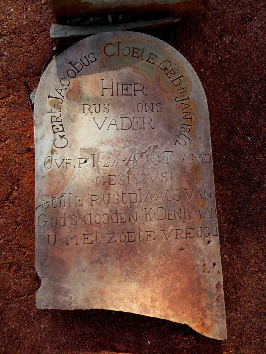 CLOETE Gert Jacobus 1842-1930