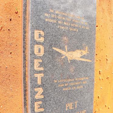 COETZEE Piet Lodewikus 1926-1995