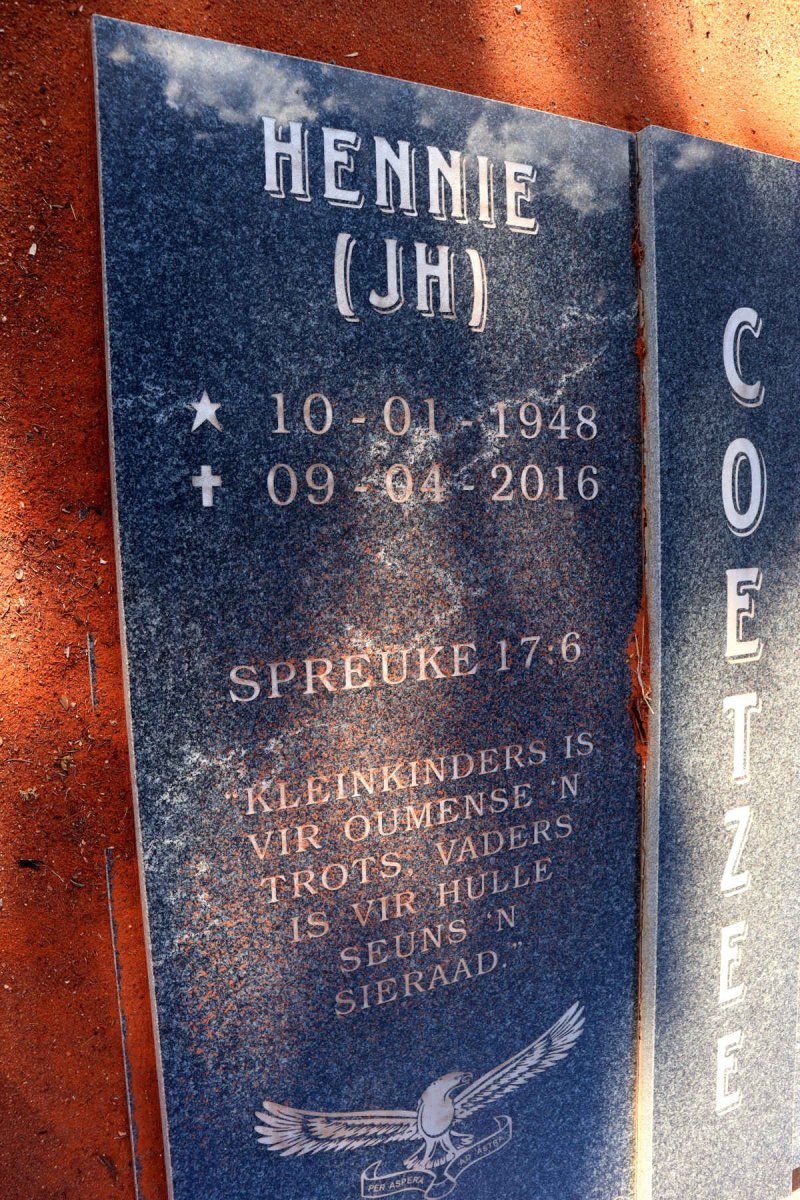 COETZEE J.H. 1948-2016 & J. OLIVIER 1949- _2