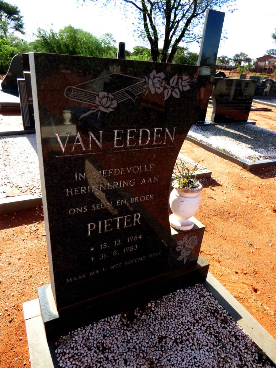EEDEN Pieter, van 1964-1983