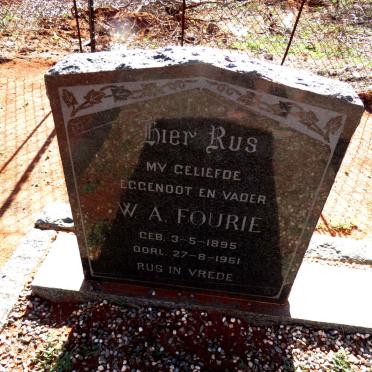FOURIE W.A. 1895-1951