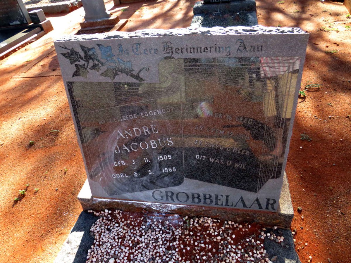 GROBBELAAR Andre Jacobus 1909-1968