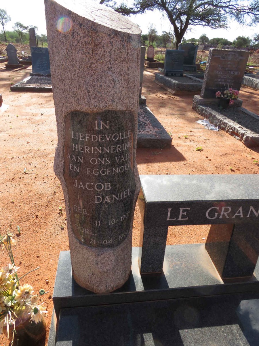 GRANGE Jacob Daniel, le 1907-1994 _2