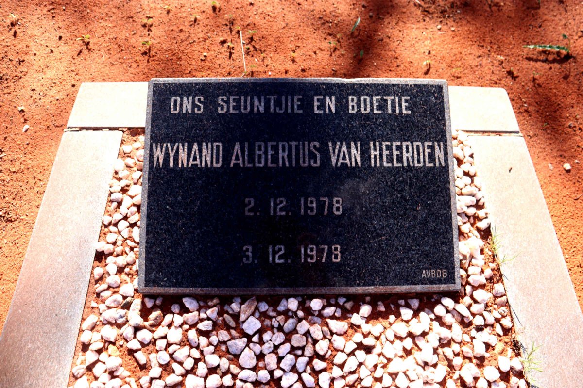 HEERDEN Wynand Albertus,van 1978-1978
